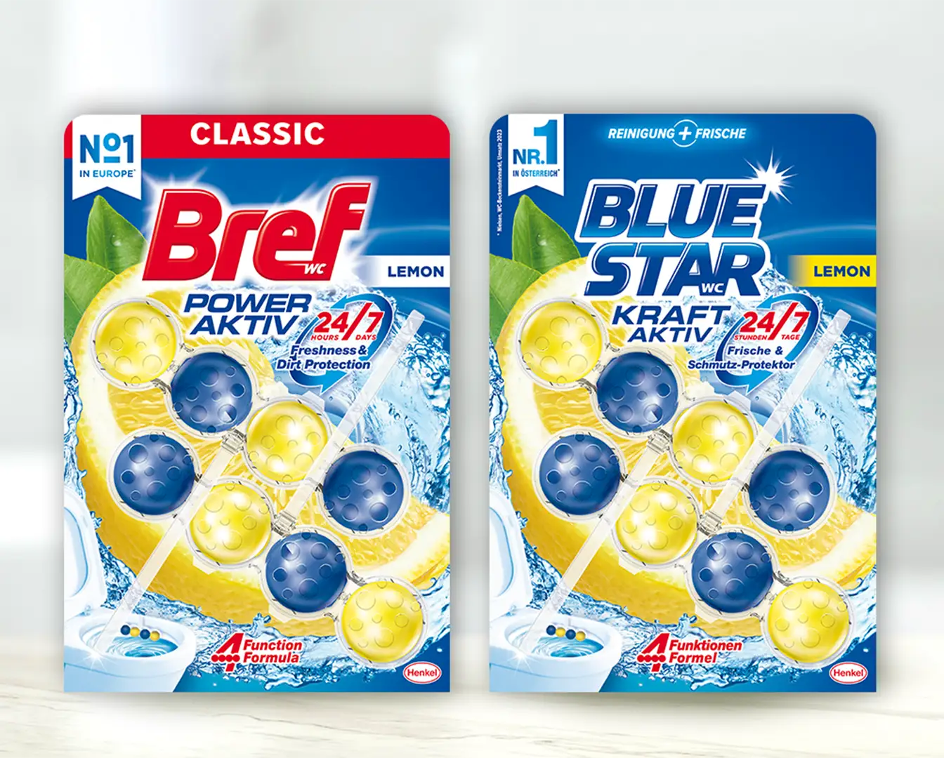 Custom blister card packaging for Bref and Blue Star driving retail success