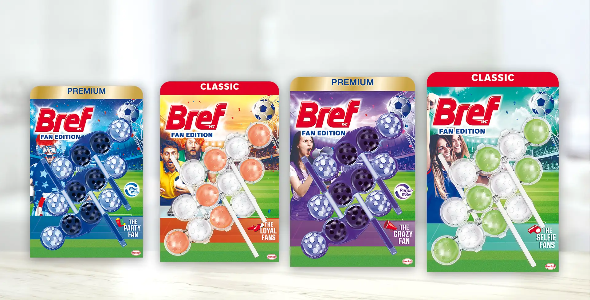 Technical and creative packaging for Bref and Blue Star boosting retail visibility