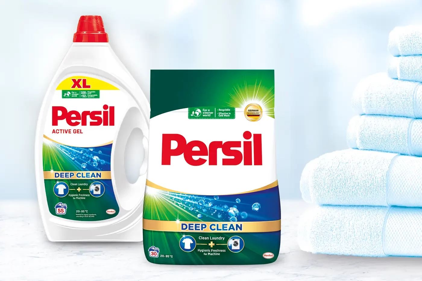 Persil case study showing packaging adapted for CEE, Russia, CAC, and Turkey
